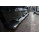 Пороги алюминиевые Emerald Black Турция для BMW X4 2014-2018