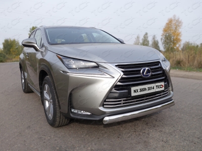 Накладка решётки радиатора 16 мм ТСС для Lexus NX-300h 2014-2017