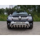 Защита передняя Кенгурятник с вставкой 60-75 мм ТСС для Renault Duster 2015-2021