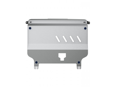 Защита картера для HYUNDAI Solaris 2011-2017,KIA Rio 2011-2017 1.4, 1.6 MT, AT бензин NLZ  алюминий, 3 мм / Хендай Солярис