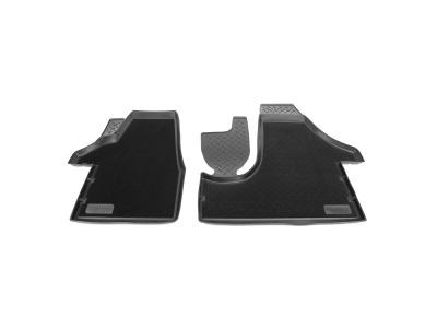 Коврики в салон Norplast комбинированные, черные 2 шт для Volkswagen T5/T6 2003-2021