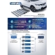 Пороги алюминиевые Rival BMW-Style для Нива ВАЗ 2131 1993-2021