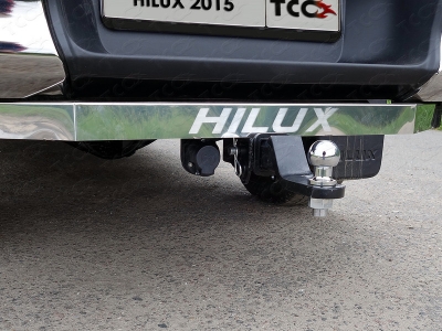 Фаркоп ТСС шар E нержавеющий для Toyota Hilux 2015-2021