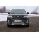 Решётка радиатора нижняя 12 мм ТСС для Geely Emgrand X7 2018-2021