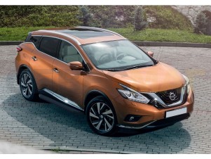 Пороги алюминиевые Rival Black для Nissan Murano № A180ALB.4108.3